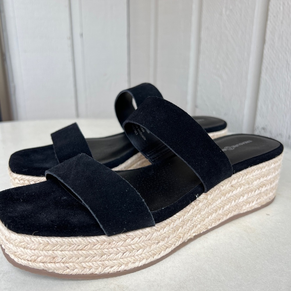 Treasure & Bond Womens Fatima Platform Wedge Espadrille Slip On Sandal Sz 9